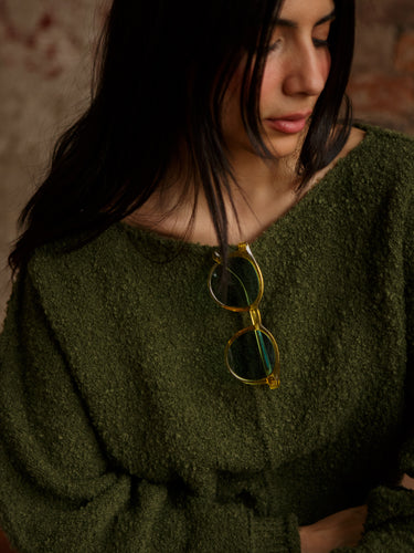 Dahza Drop Shoulder Sweater