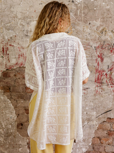 Sherry Button Up Overlay
