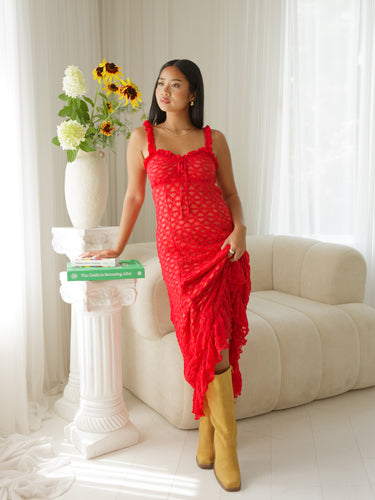 Rayna Lace Midi Dress