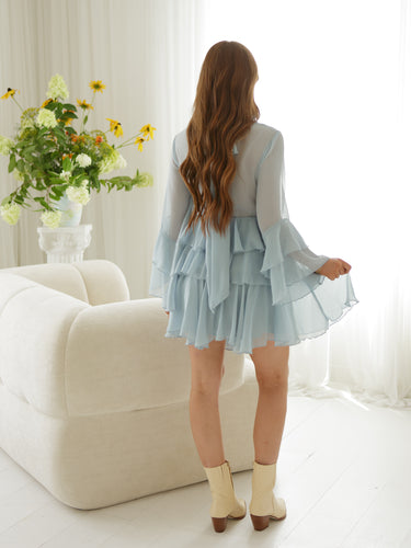 Caroline Ruffle Dress