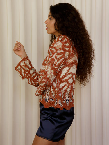 Brigitta Mesh Sweater
