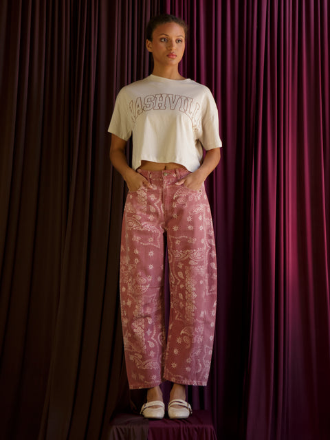 Keep Me Close Paisley Jeans