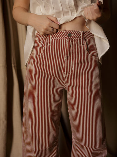 Wildflower Striped Jeans