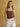 Becca Square Neck Tank with square neckline, side ruching, bra-friendly straps, fitted style, and built-in bra lining.