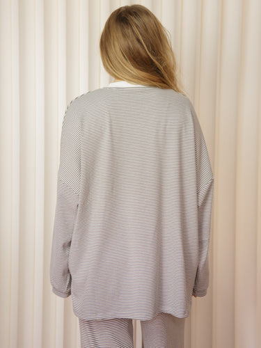 Vicki Oversized Striped Top