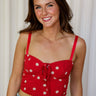 Molly Green - Addison Polka Dot Crop - Casual_Tops