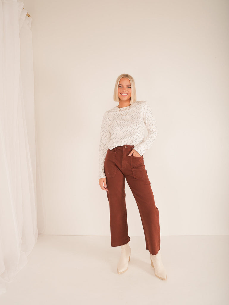 Molly Denim Pants - Navy main image 0