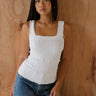 Molly Green - Allie Square Neck Tank - basic_tops