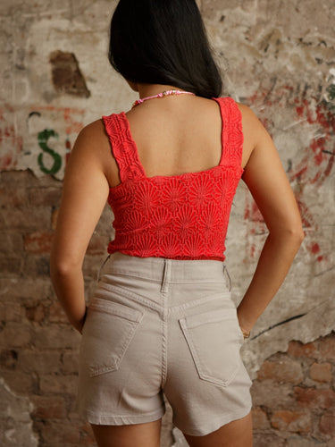 Molly Green - Allie Square Neck Tank - basic_tops