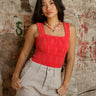 Molly Green - Allie Square Neck Tank - basic_tops