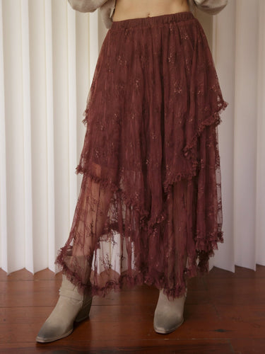 Molly Green - Alyssa Lace Skirt - Skirts
