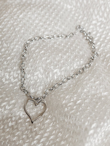 Molly Green - Audrina Open Heart Necklace - Jewelry