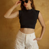 Molly Green - Avyanna Crop Top - Basic_Tops
