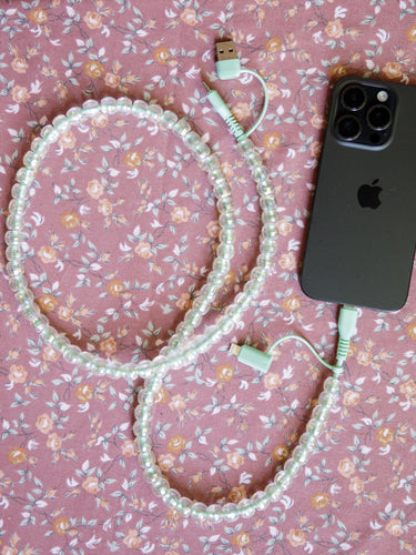 Molly Green - Beaded Phone Charger - Accessories