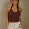 Molly Green - Bebe Halter Top - Basic_Tops