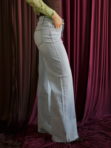 Molly Green - Catching Feels Stud Jeans - Denim