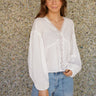Molly Green - Cecilia Balloon Sleeve Blouse - Casual_Tops
