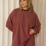 Molly Green - Coco Stripe Long Sleeve - lounge_tops