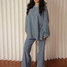 Molly Green - Coco Stripe Pants - lounge_bottoms