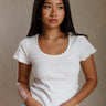 Molly Green - Delilah Bow Tee - Casual_Tops