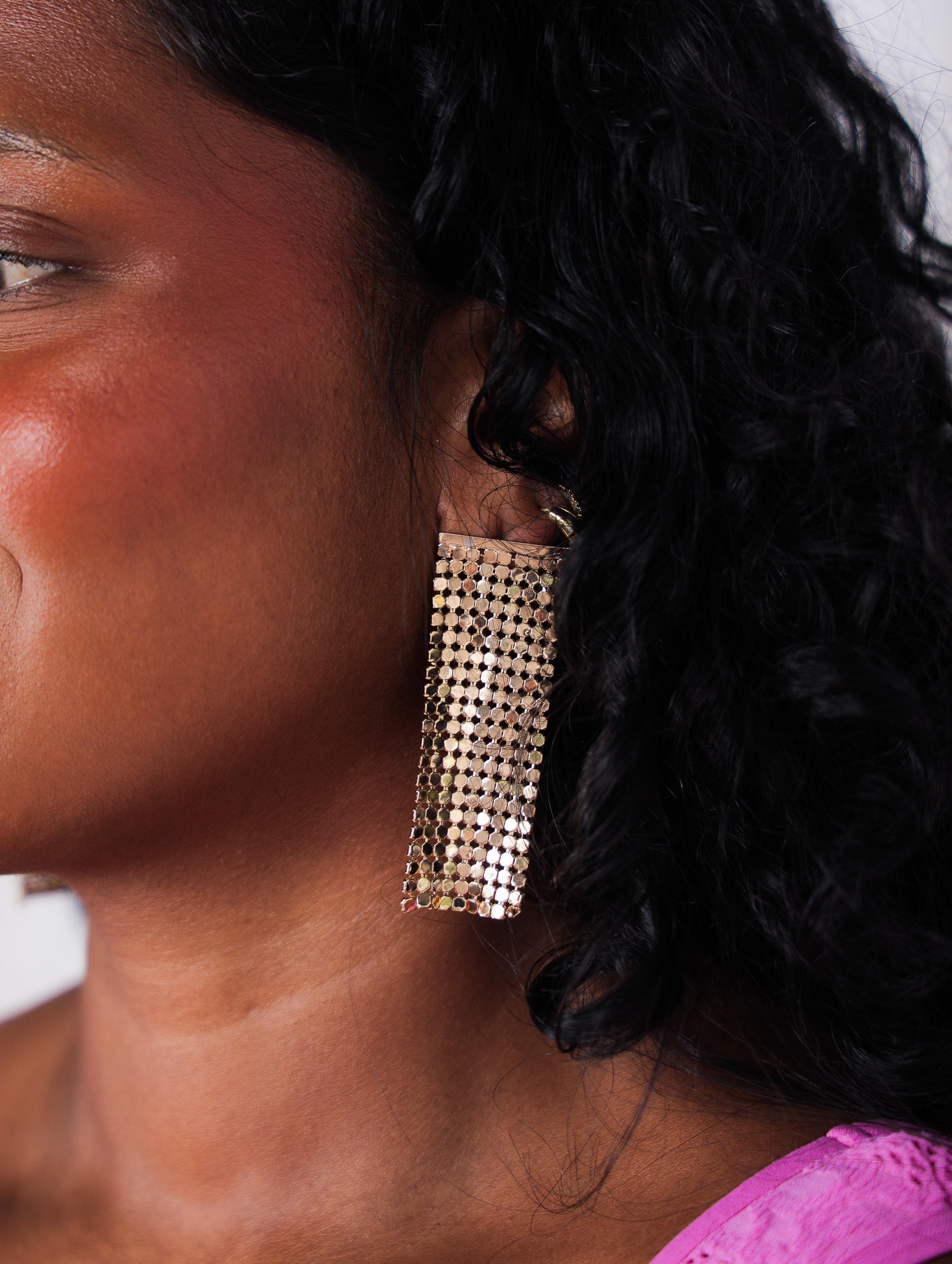 Disco Metal Earrings