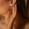 Molly Green - Elizabeth Medium Bold Hoops - Jewelry