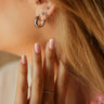 Molly Green - Elizabeth Small Bold Hoops - Jewelry