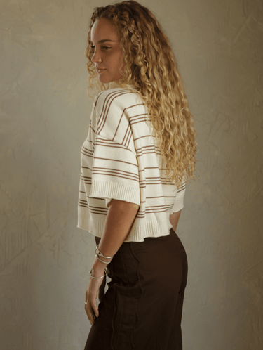Molly Green - Ellen Stripe Sweater - Sweaters_Cardigans