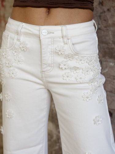 Molly Green - Flower Farm Jeans - Denim