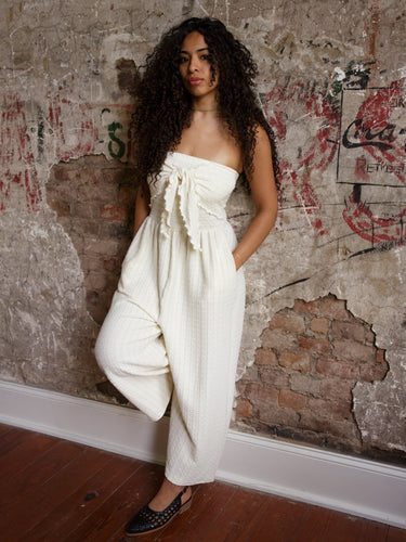 Molly Green - Fray Stripe Jumpsuit - Rompers _ Jumpsuits