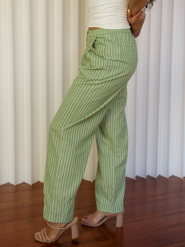 Molly Green - Gwen Striped Pants - Pants