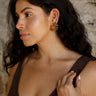Molly Green - Hannah Half Sunburst Earrings - Jewelry