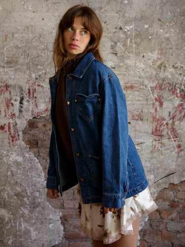 Molly Green - Heather Denim Jacket - Outerwear