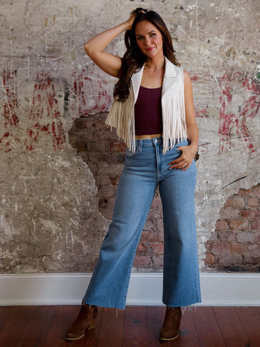 Molly Green - Hensley Fringe Vest - Outerwear