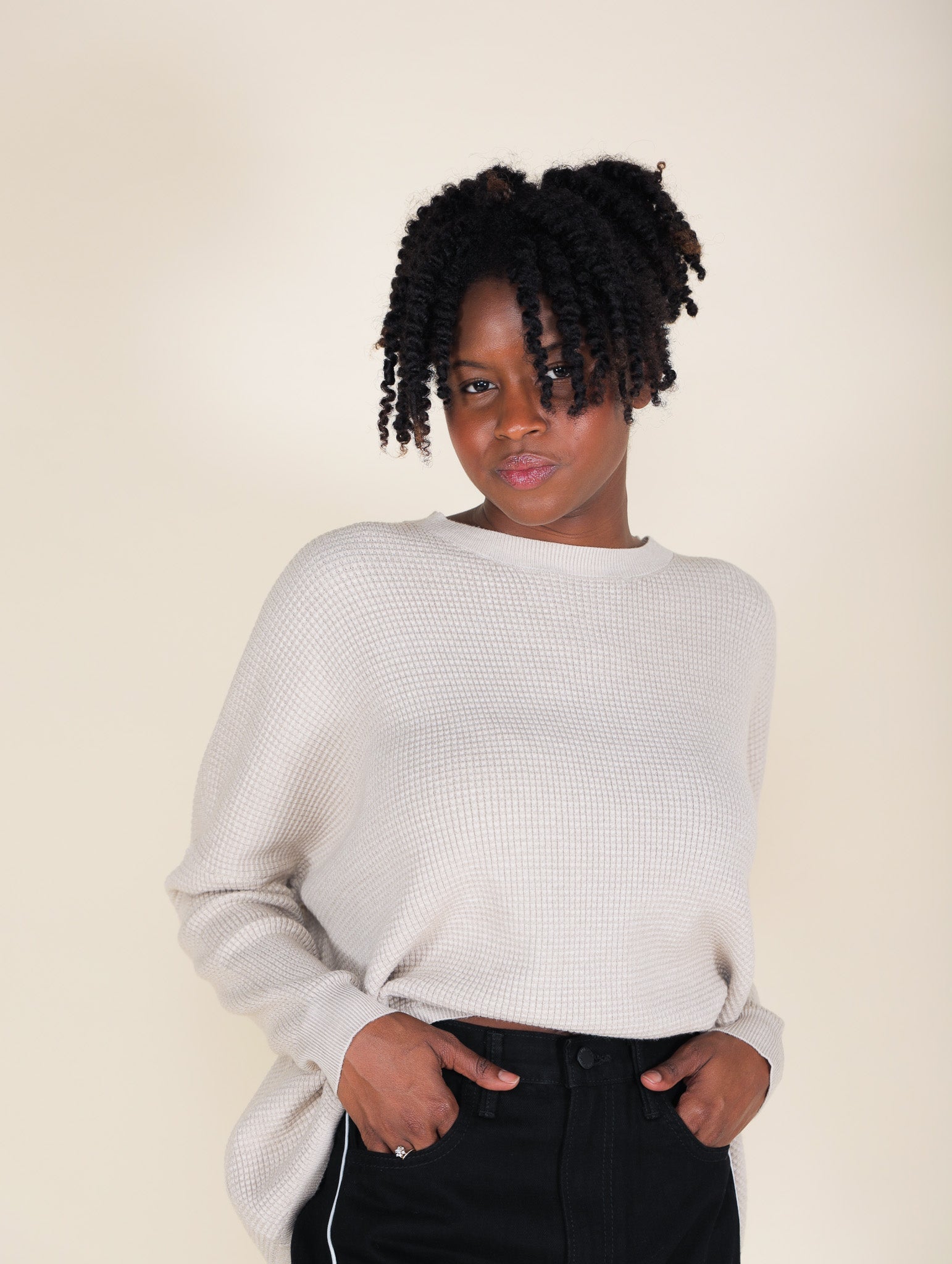 Imogen Waffle Knit Sweater