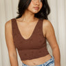 Molly Green - Isla V Neck Tank - Basic_Tops