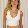 Molly Green - Isla V Neck Tank - Basic_Tops