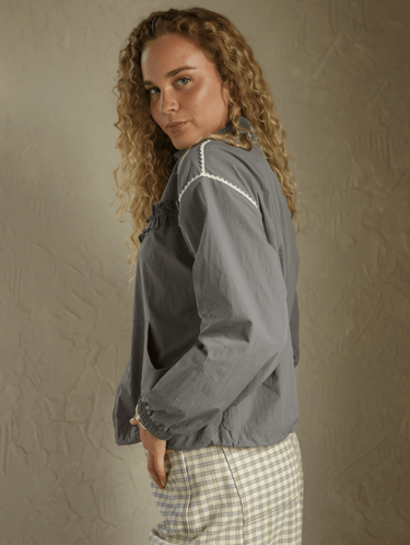 Molly Green - Janiyah Ruffle Windbreaker - Outerwear