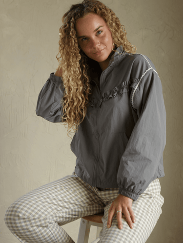 Molly Green - Janiyah Ruffle Windbreaker - Outerwear