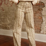 Molly Green - Jillian Snake Straight Leg Jeans - Denim