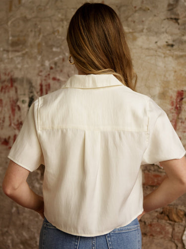 Molly Green - Joan Collared Crop - Casual_Tops