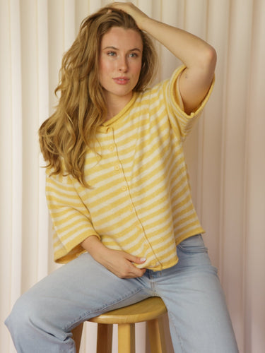 Molly Green - Judy Stripe Cardigan - Sweaters_Cardigans