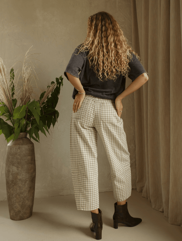 Molly Green - Karson Checkered Pants - Pants