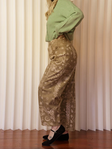 Molly Green - Keep Me Close Paisley Jeans - Denim