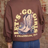 Molly Green - Let's Go Franklin Sweatshirt - Graphics