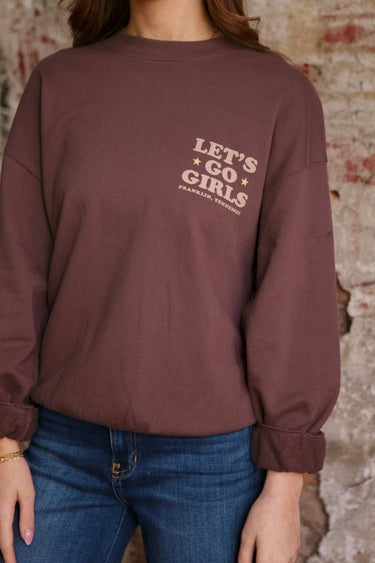Molly Green - Let's Go Franklin Sweatshirt - Graphics