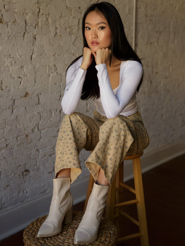 Molly Green - Little Love Floral Jeans - Denim