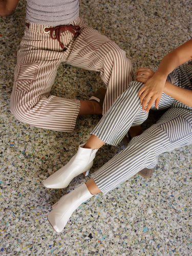 Molly Green - Luca Stripe Patchwork Pants - Pants