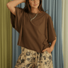 Molly Green - Maliyah Oversized Tee - Casual_Tops
