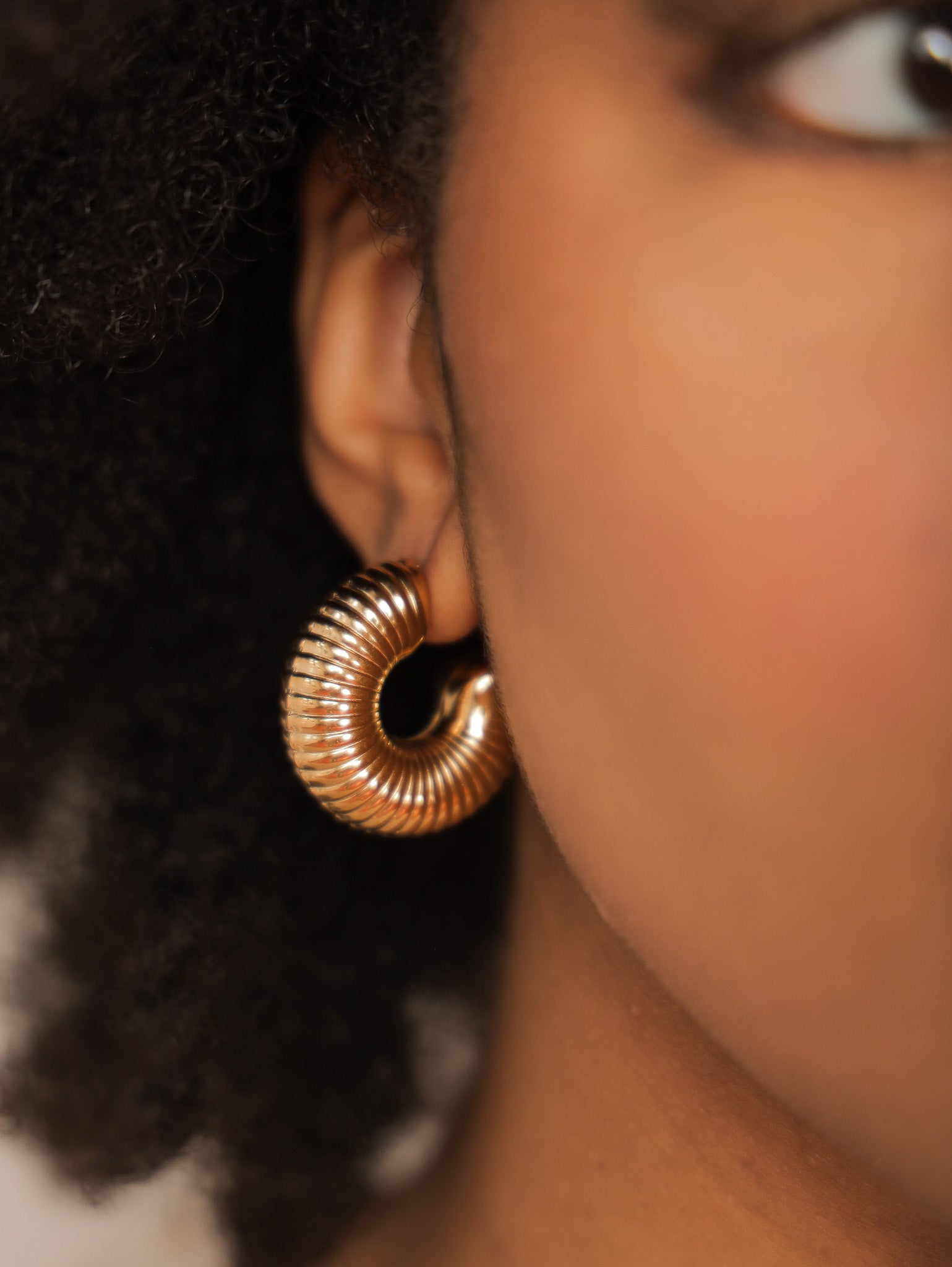 Modern Luxe Hoops Molly Green